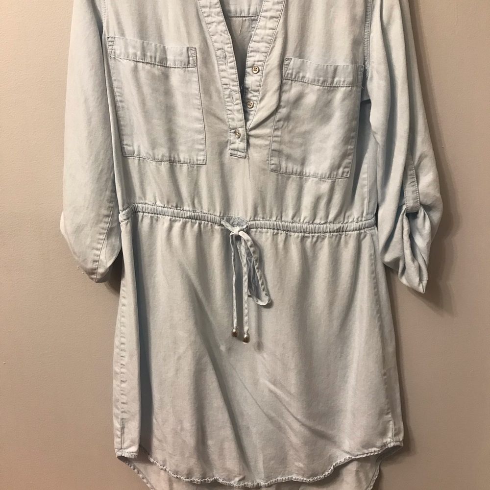 soft “ denim” dress